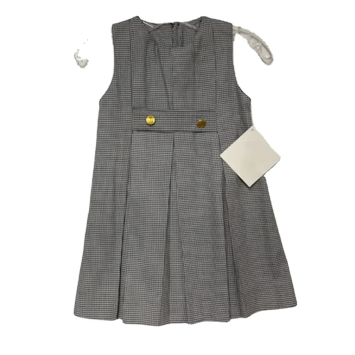 Girls-School-Uniform-Jumper-Girls-Tunic-Style-Front-and-Back-Pleated-Style-Dress