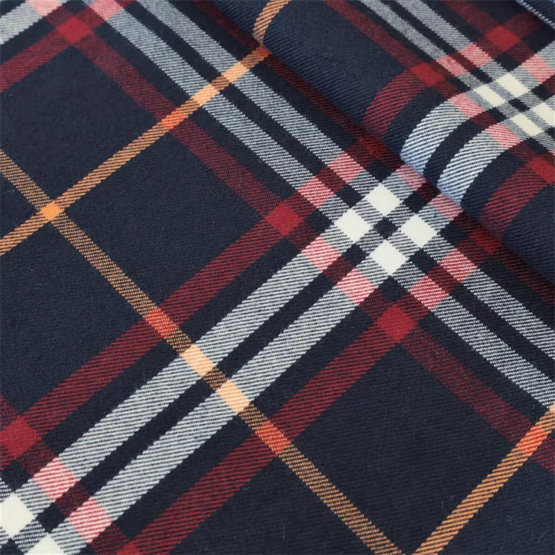 Good-Selling-In-Stock-Plaid-Fabric-Red-White-Black-Checked-Fabric-Polyester-for-Suit-School-Uniform-Workwear