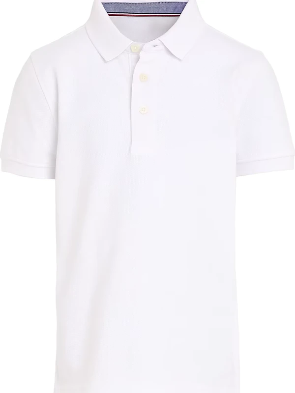 Grade-Premium-Quality-Organic-Cotton-Childrens-Turned-Down-Collar-Polo-Shirts-Short-Sleeve-Student-Class-Uniform-Schoolwear