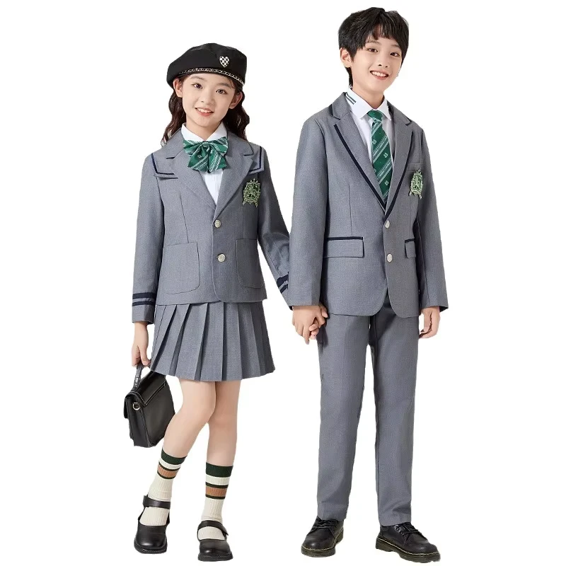 Grey-blazer-School-Uniform-Private-School-Uniform-Designs-Elementary-Cute-School-Dress-Jacket