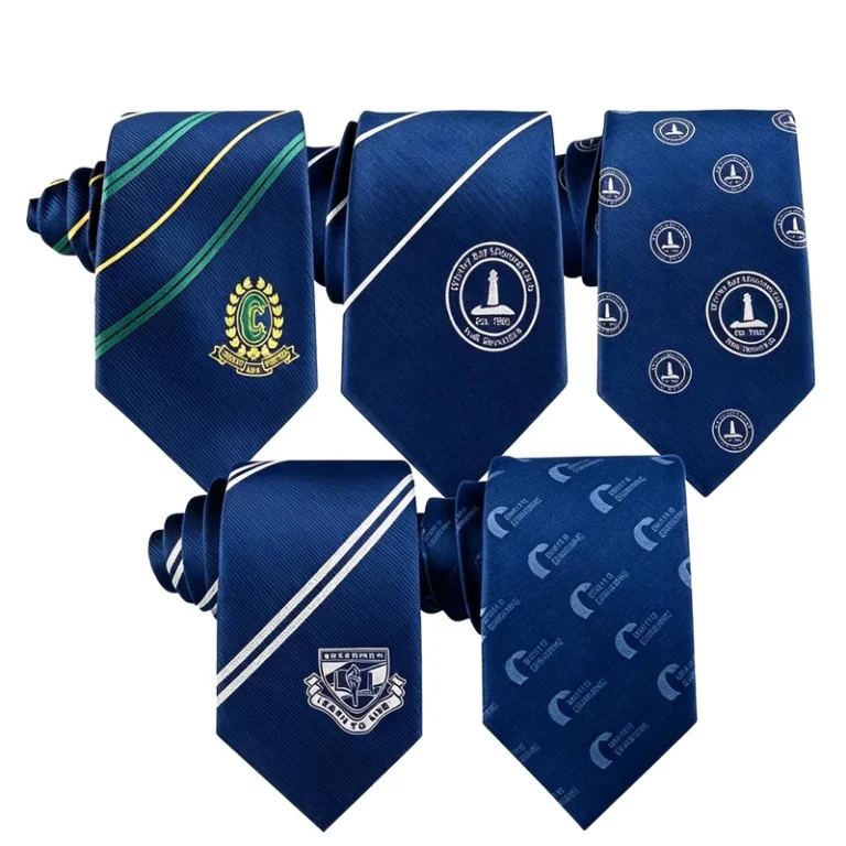 Handmade-Microfiber-Accessories-Uniform-School-Custom-Woven-Necktie-Polyester-Ties