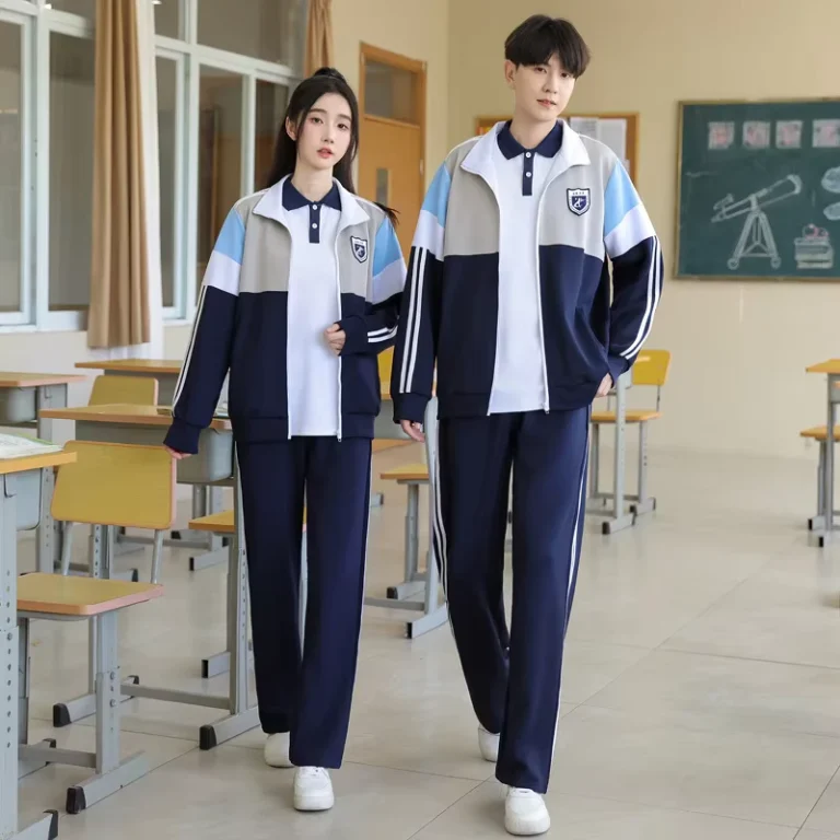 Hard-to-get-Matching-Adult-Unisex-Three-Piece-Cotton-Preppy-Style-Sports-School-Uniform-Set