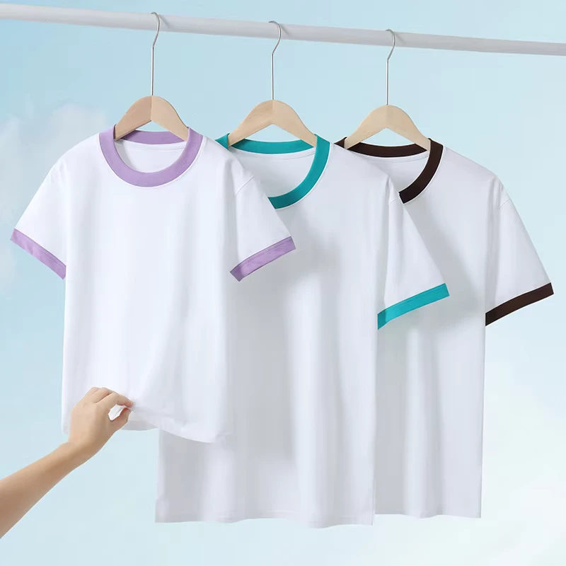 Heavyweight-Round-Neck-Lace-Short-Sleeve-School-Uniforms-Team-Uniforms-and-Workwear