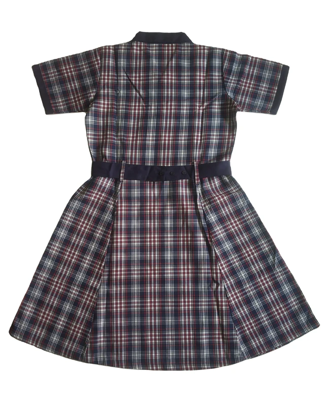 High-Demand-Customized-Logo-Girls-School-Uniform-Dress-Custom-Design-Pleated-Blouse-High-Visibility-Easy-Polyester-Cotton