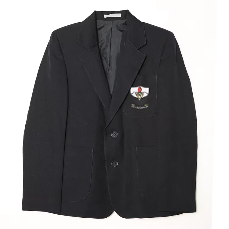 High-End-Custom-Free-Polyester-Cotton-Logo-Embroidered-Primary-Secondary-School-Suit-Jacket-Boys-Middle-School-Children