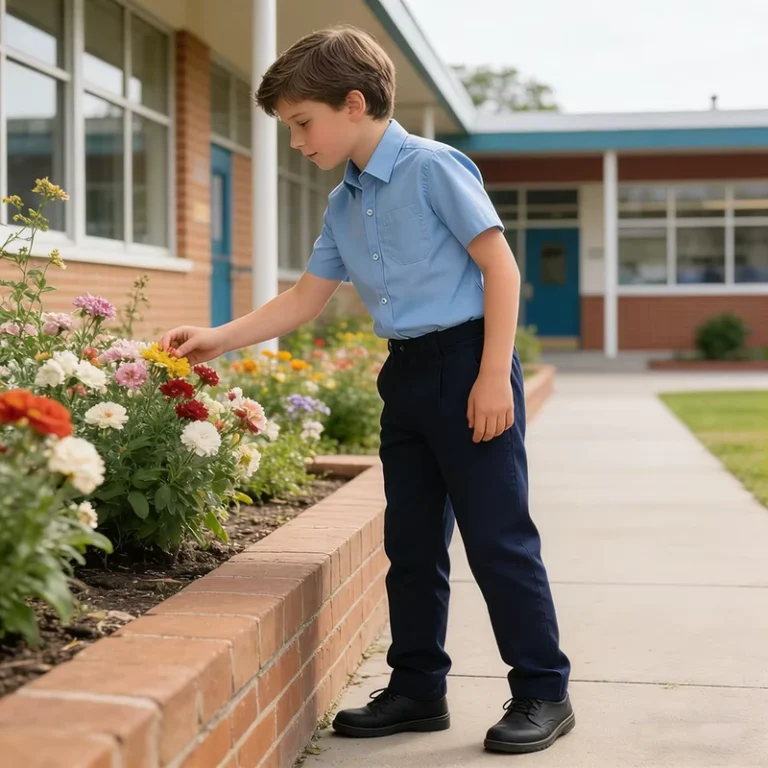 High-Middle-Primary-School-Long-Pants-Trousers-Blue-Shirt-Set-Summer-School-Uniform-Set-for-Boys-and-Girls-Student