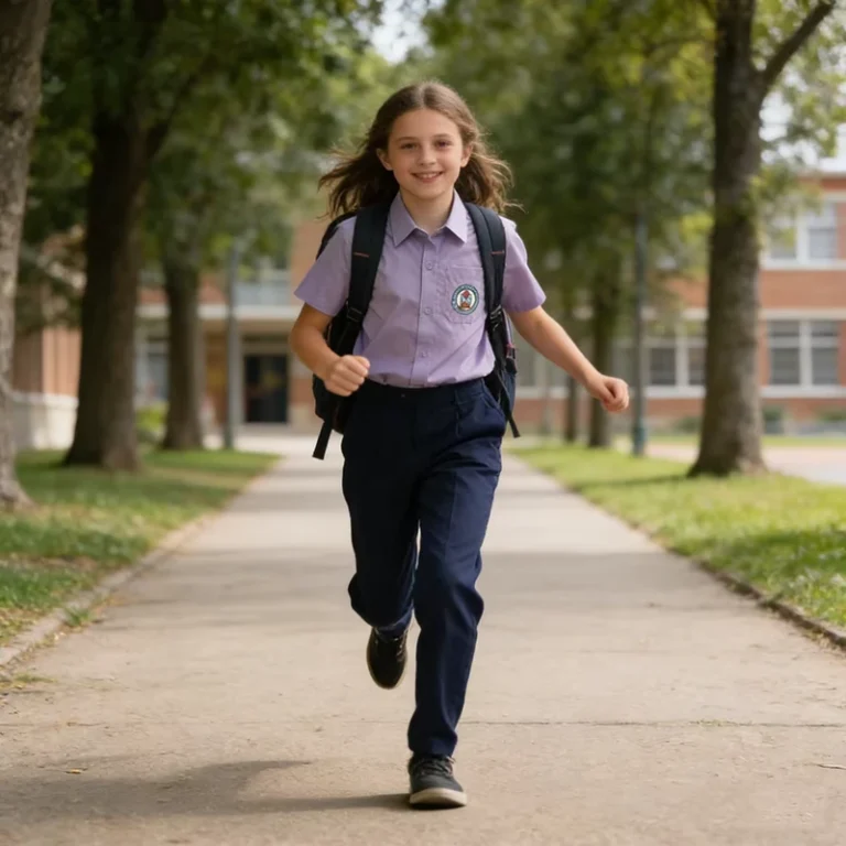 High-Middle-Primary-School-Student-Boys-and-Girls-Student-School-Trousers-Purple-Shirt-Set-School-Uniform-Set