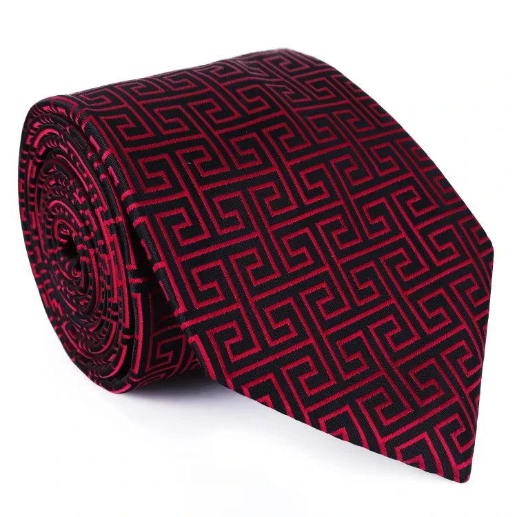 High-Quality-Classic-Luxury-Style-Solid-Polyester-Tie-Adjustable-Neck-Striped-Pattern-Custom-Logo-Low-Price-with-Luxury-Style
