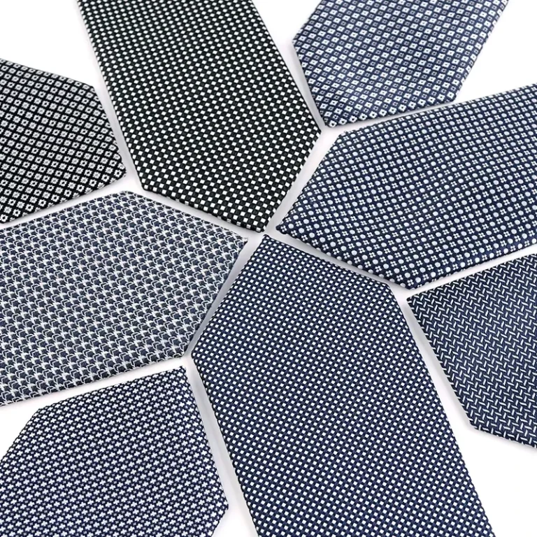 High-Quality-Classic-Mens-Plaid-Dot-Polyester-Woven-Tie-Eco-Friendly-Durable-7