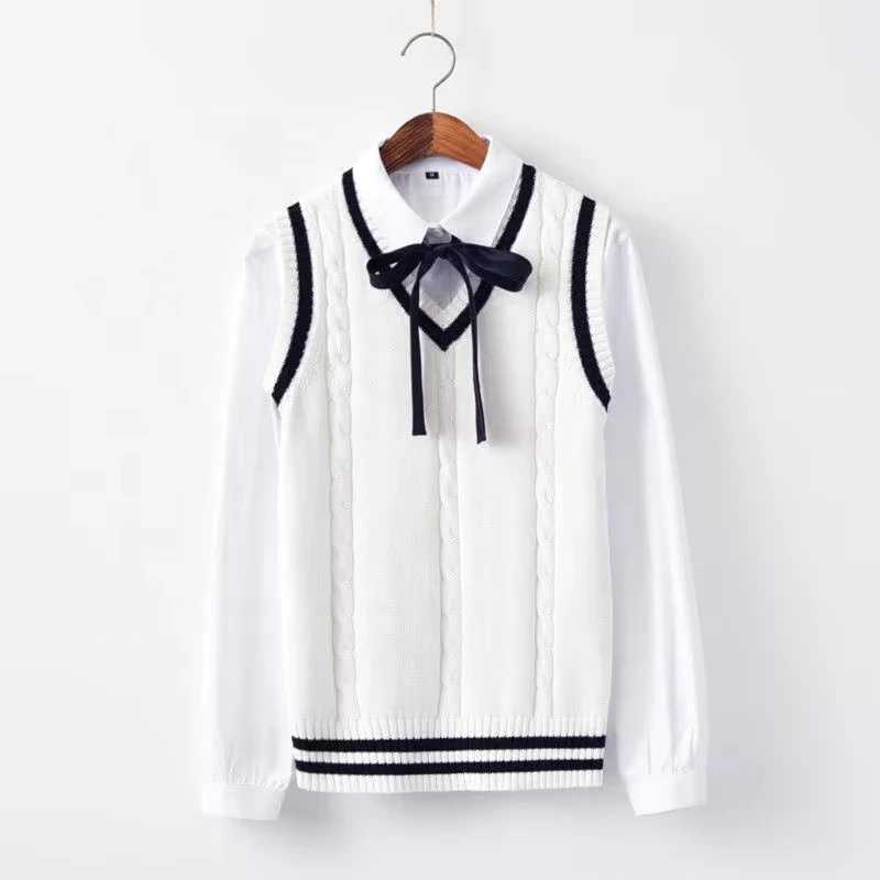 High-Quality-Computer-Knitting-Vest-Primary-School-Uniforms-Designs