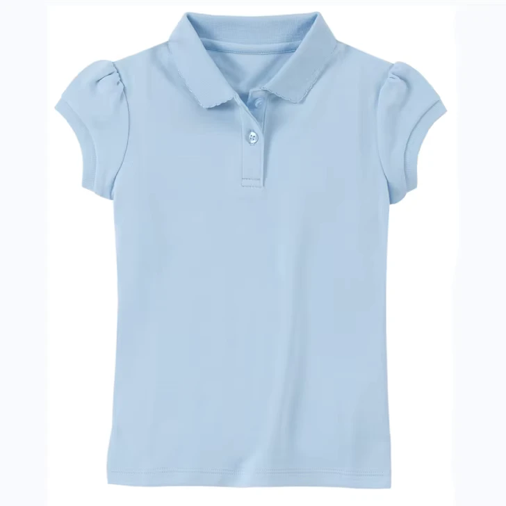 High-Quality-Cotton-Interlock-Girls-Polo-Shirt-Kids-School-Uniform-Short-Sleeve-Polo-Tops-Children-Clothes-School-Polo-Shirts