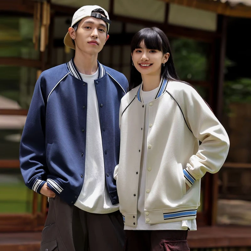 High-Quality-Cotton-Polyester-School-Uniform-Striped-Baseball-Coat-Custom-Design-Bomber-Jacket-for-Unisex