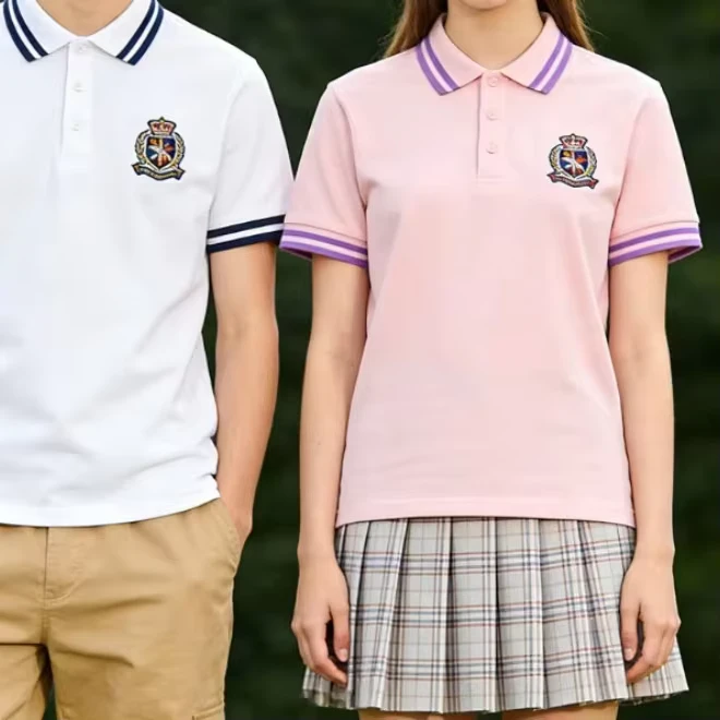 High-Quality-Custom-Childrens-Polo-Shirts-and-Sweatshirts-for-Middle-High-Schools-in-Europe-America-Polyester-Cotton-Unisex