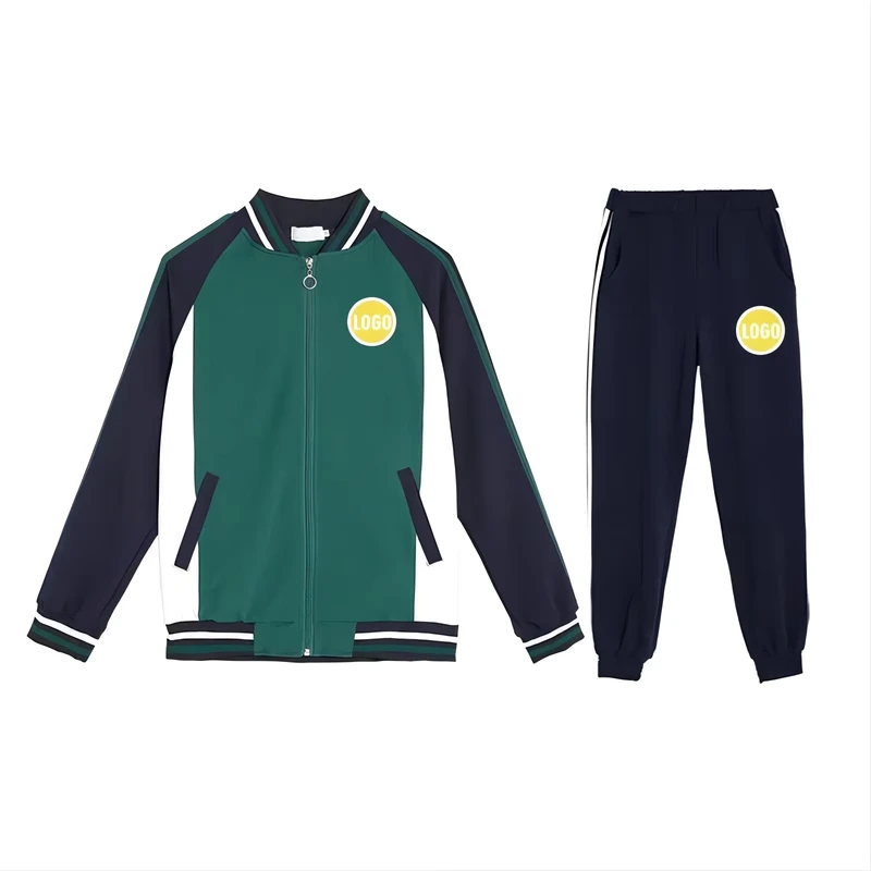 High-Quality-Custom-Design-Print-School-Uniform-Adult-Kids-School-Clothes-3-Pieces-Sports-Tracksuits