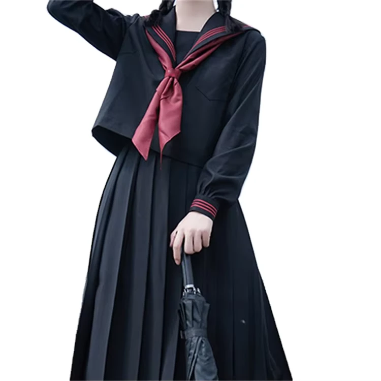 High-Quality-Custom-Japanese-Suit-High-School-Uniforms-for-Girls-Skirts-School-Uniforms