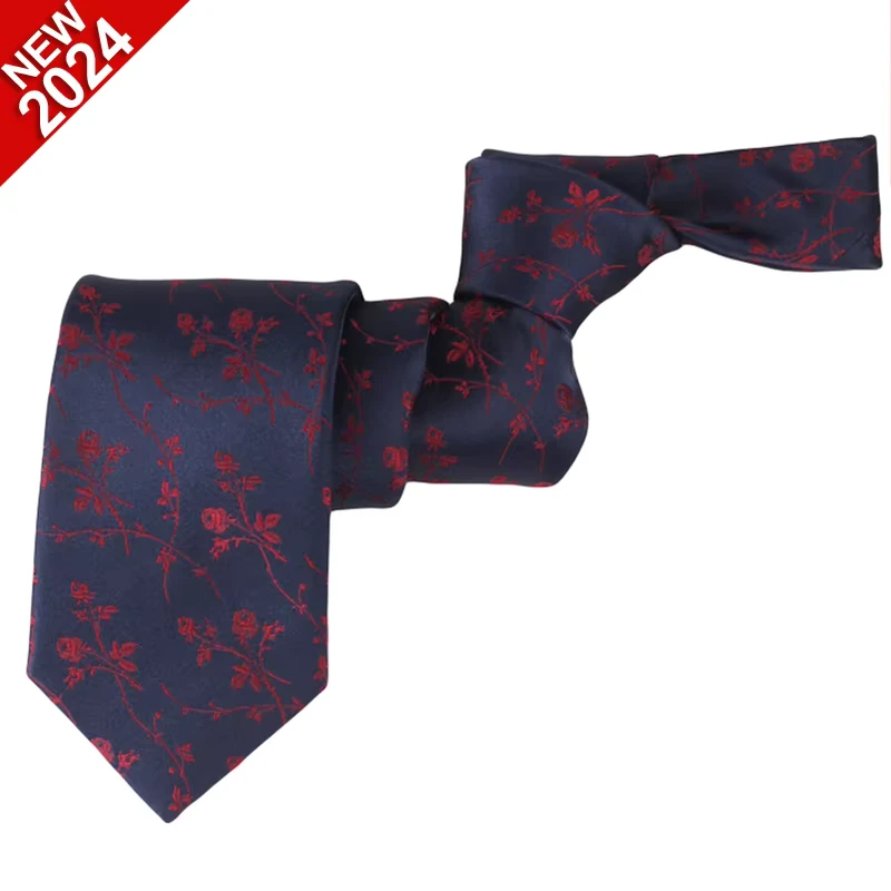 High-Quality-Custom-Manufacture-Polyester-Woven-Jacquard-Formal-Neckties-Flower-Texture-Ties-for-Men