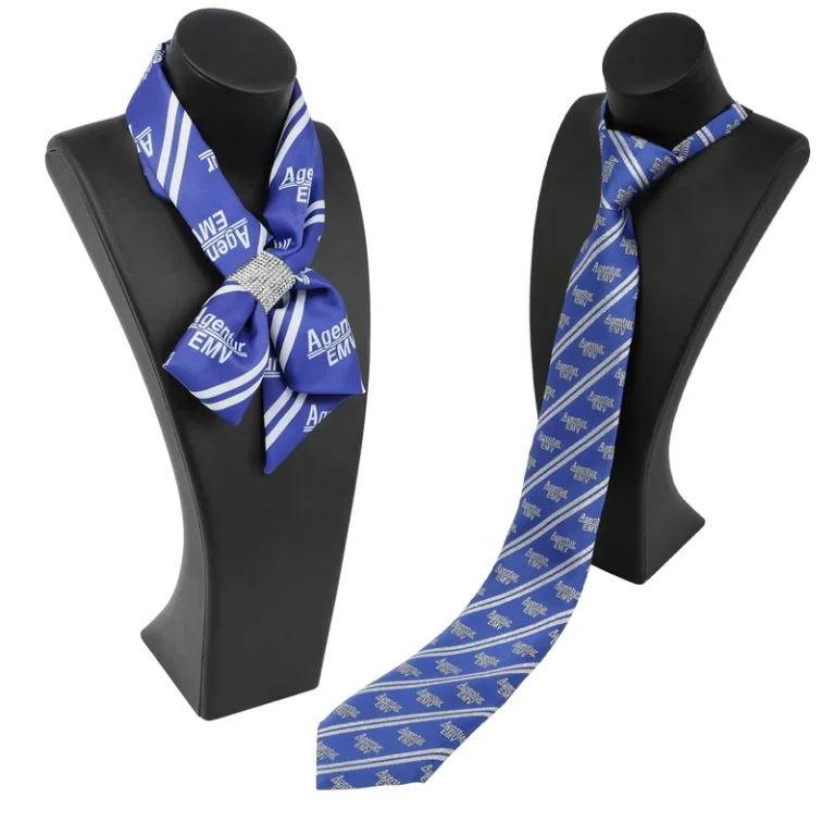 High-Quality-Custom-Polyester-Jacquard-Design-Fabric-Logo-Tie-and-Knife-Scarf-Set-for-Formal-Style