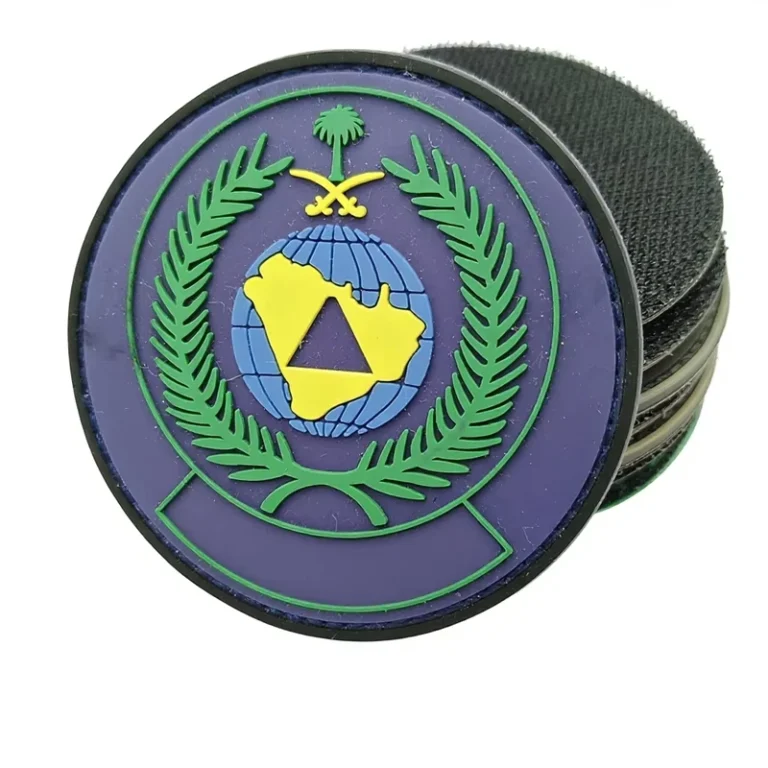 High-Quality-Custom-Rubber-PVC-Patches-with-3D-Embossed-VILCRO-Badges-Hook-Loop-for-School-Uniforms-Hats