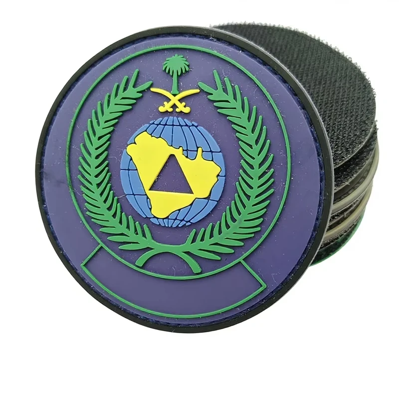 High-Quality-Custom-Rubber-PVC-Patches-with-3D-Embossed-VILCRO-Badges-Hook-Loop-for-School-Uniforms-Hats