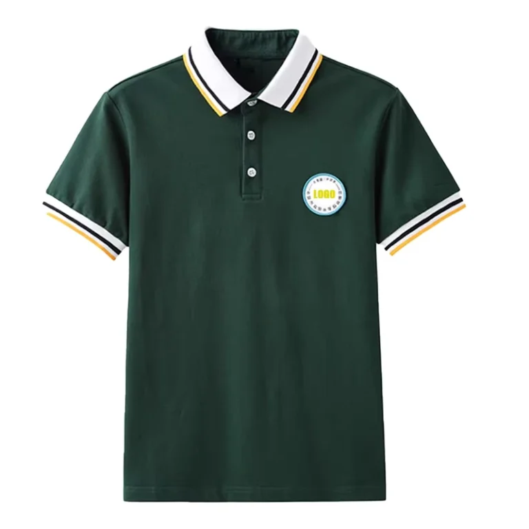 High-Quality-Customization-Logo-All-Ages-Childrens-T-shirt-Summer-Tracksuit-School-Uniforms-Polo