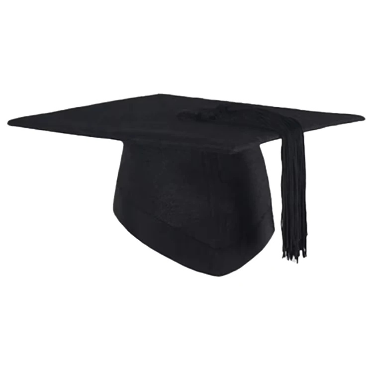 High-Quality-Felt-UK-Matte-Black-Deluxe-Academic-Mortarboard