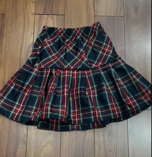 High-Quality-Girls-School-Uniform-Skirt-Plaid-Kids-Clothing-for-Primary-Age-Group