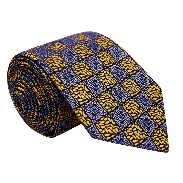 High-Quality-Jacquard-Plaid-Classic-Eco-Friendly-Men-100-Polyester-Custom-Logo-Fashion-Design-Necktie-Set
