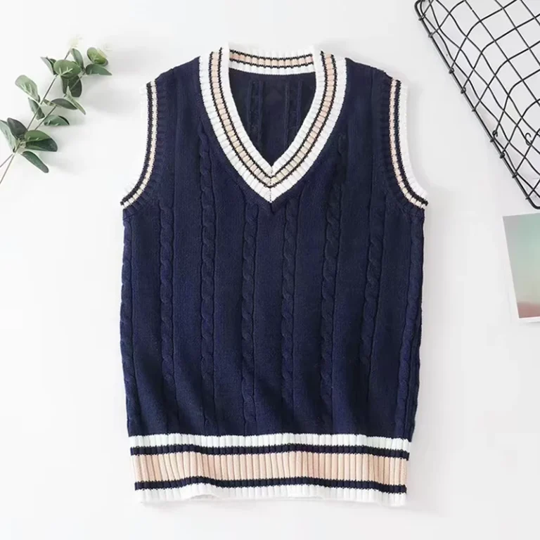 High-Quality-Kids-School-Uniform-Vest-Cardigan-Sweater-Pullover-for-Boys-and-Girls-Knitwear