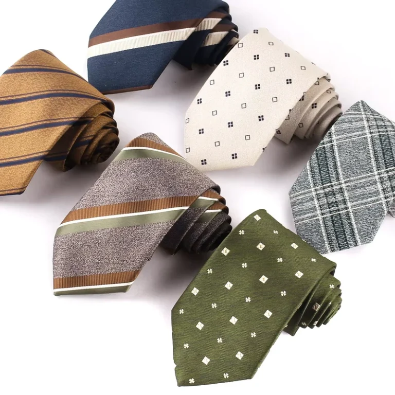 High-Quality-Mens-Maillard-Striped-Necktie-Color-Woven-Tie-Suit-Shirt-Accessories-for-Parties