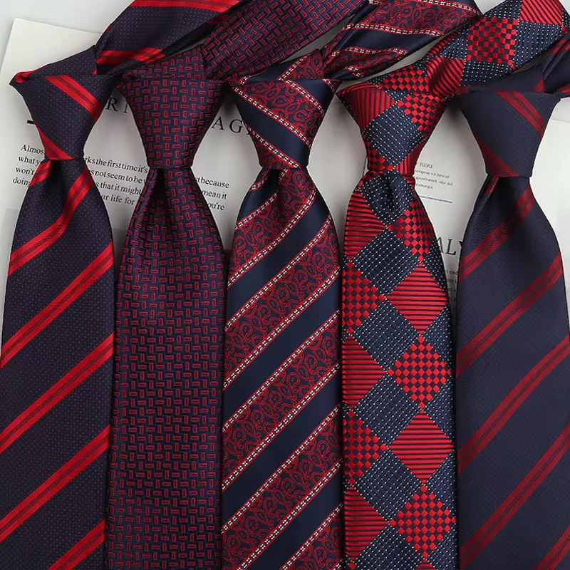 High-Quality-Polyester-Party-Neck-Ties-for-Men-Custom-Logo-Label-Customizable-Plain-Style-Business-Ties