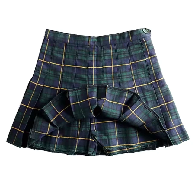 High-Quality-Red-Plaid-Girls-Skirt-Primary-School-Classic-Uniform-Skirt
