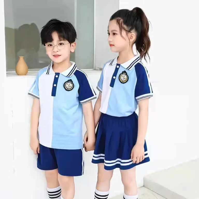 High-Quality-School-Sport-Uniform-New-Model-School-Uniform-Summer-Kindergarten-School-Uniform-Set