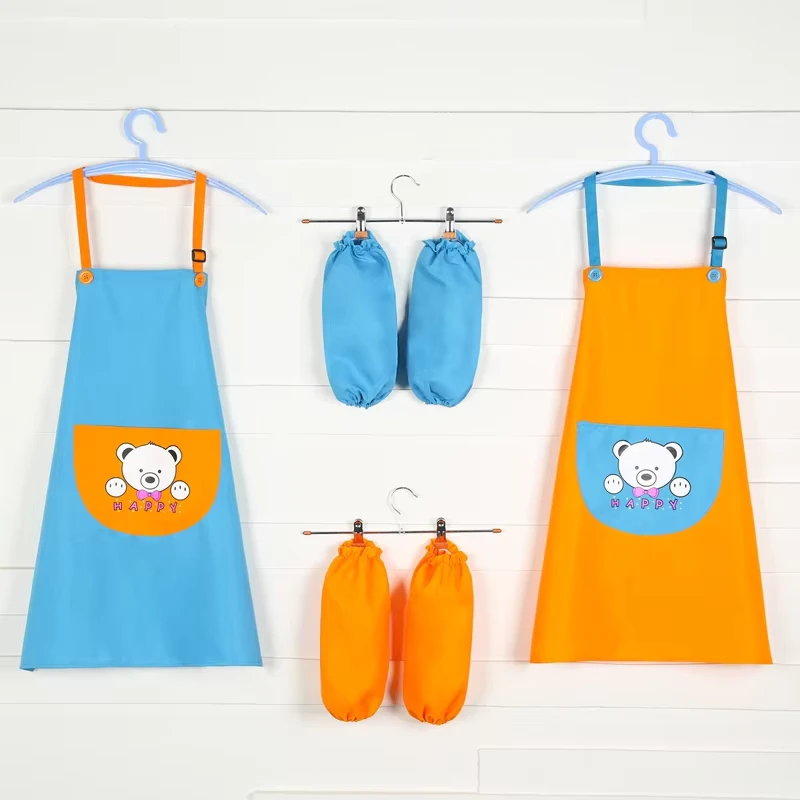 High-Quality-Summer-Apron-Women-Breathable-Design-Cute-100-Polyester-Uniform-Ruffle-Waterproof-Kitchen-Wipe-Hands-Barbers-Apron