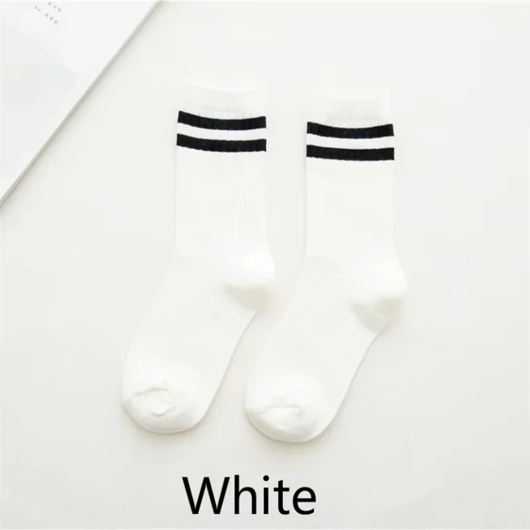 High-School-College-Girls-Cotton-Compression-Crew-Socks-Loose-Striped-Colorful-Student-Uniform-Anti-Slip-Knitted-Thin-Thickness