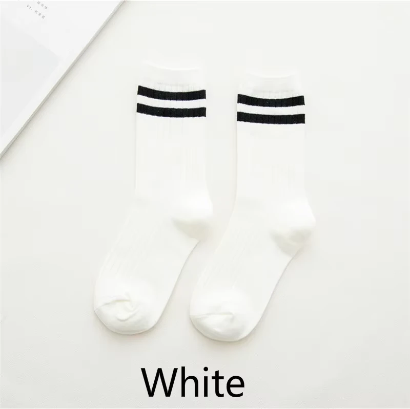 High-School-College-Girls-Cotton-Compression-Crew-Socks-Loose-Striped-Colorful-Student-Uniform-Anti-Slip-Knitted-Thin-Thickness