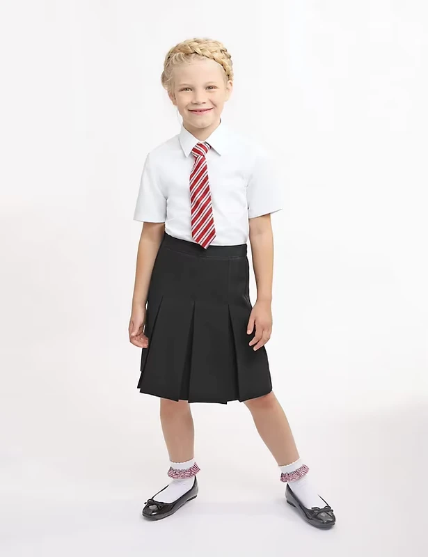 High-School-Design-School-Uniforms-Skirt-Girls-Children-for-Girls-School-Shirt-Bearing-Steel