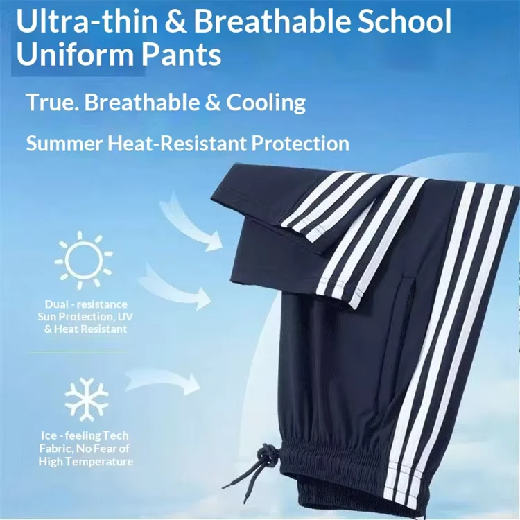 High-School-Uniform-Custom-Design-Comfortable-Quick-Dry-Breathable-Polyester-Unisex-Pants-for-Outdoor-Sports-Training