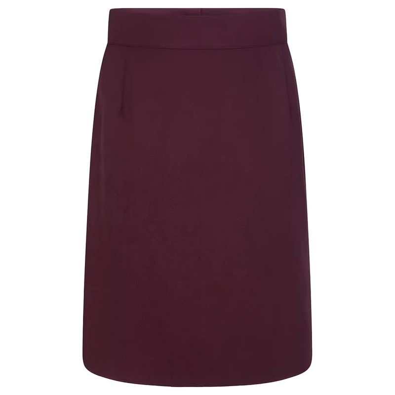 High-Waist-Fashion-Clothes-Solid-Color-Pencil-Skirt-Straight-Skirt-With-Back-Vent-School-Uniform-Knee-Length-Skorts-Log-Dress