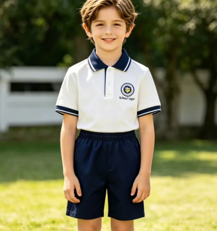 High-quality-Custom-Summer-School-Uniforms-for-Elementary-School-Students-in-Europe-and-the-United-States