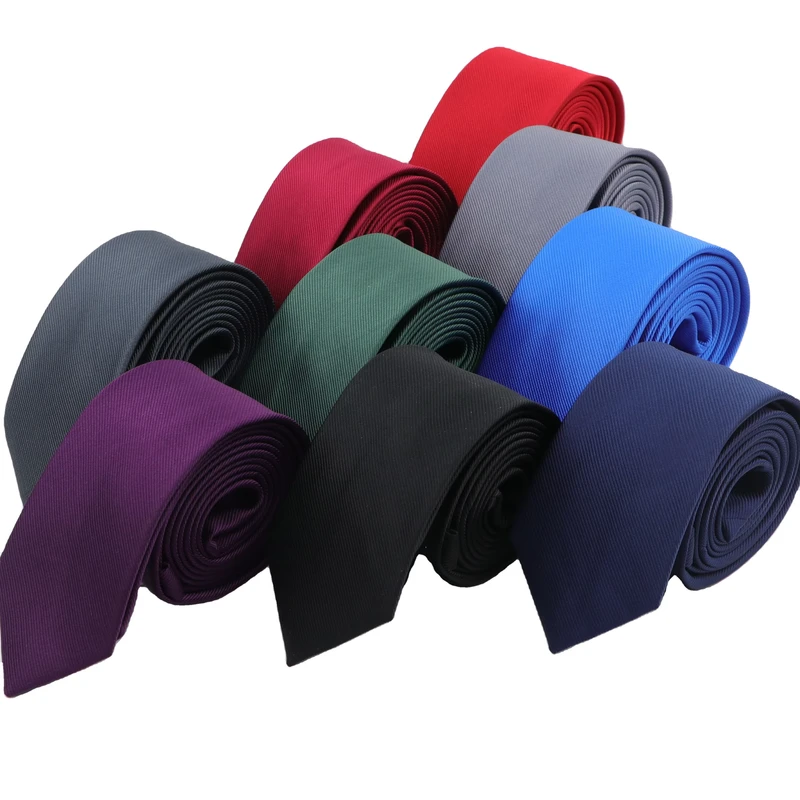 Hight-Quality-1200-Needles-Necktie-6cm-Width-Solid-Color-Ties-Gentleman-Narrow-Men-Polyester-Gravata-Tie-Formal-Skinny-Size
