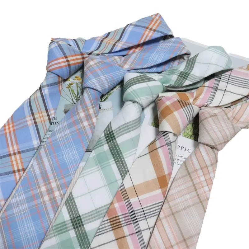 Honors-Day-Custom-Striped-Cotton-Girls-Casual-School-Student-Ties-for-New-Fashion-Designs-Elegant-Accessory