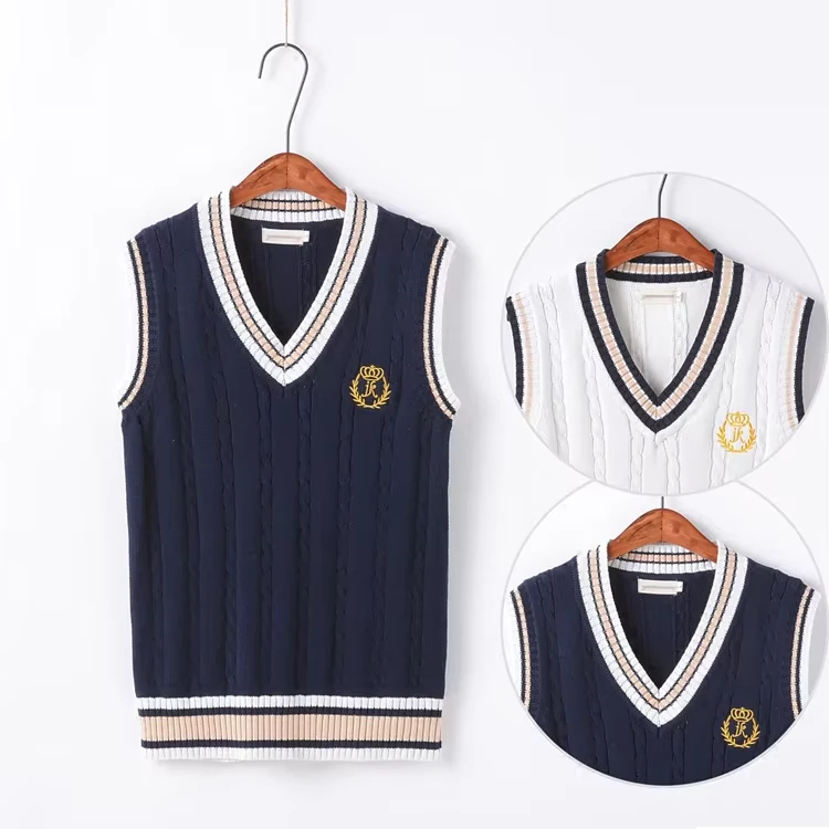 Hot-Selling-v-Neck-School-Girls-Boys-Sweaters-Vest-Custom-Color-Sweater-Vest