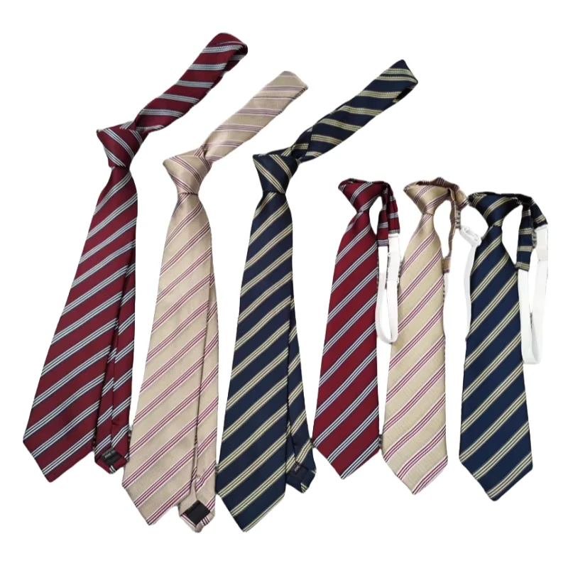 JK-Japan-Korea-School-Uniform-Ties-for-Boys-and-Girls-Striped-Polyester-Tie-for-Students