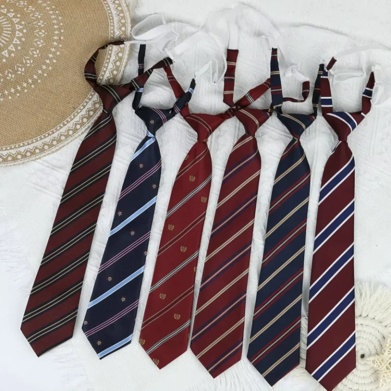 JK-Japanese-Style-Uniform-No-Tie-Leather-Necktie-Mens-Tie-Womens-All-Match-School-Daily-Striped-Simple-Uniform-Campus