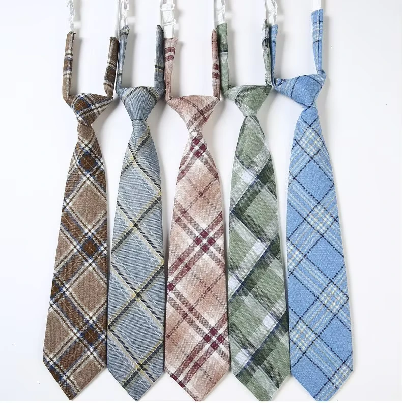 JK-Ties-Women-Neck-Tie-Girls-Japanese-Style-for-Cute-Necktie-Plaid-Uniform-School-Accessories