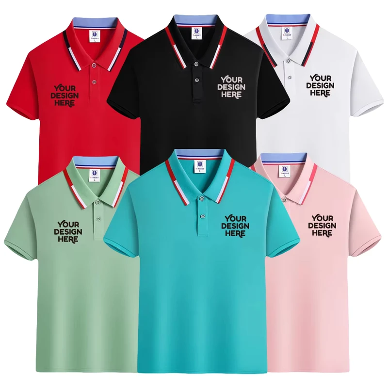 JS2108-Custom-Logo-Kids-Polo-Shirt-for-Summer-Boys-School-Uniform-Casual-Cotton-Polyester-Blend-Short-Sleeve-Printed-Design
