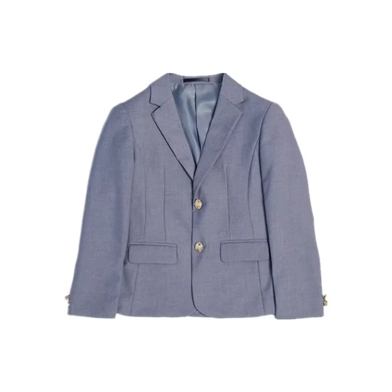 Japanese-Kids-Standard-Rayon-TR-Twill-High-School-Uniform-Blazer-for-Boys-and-Girls-British-Grey-School-Blazer