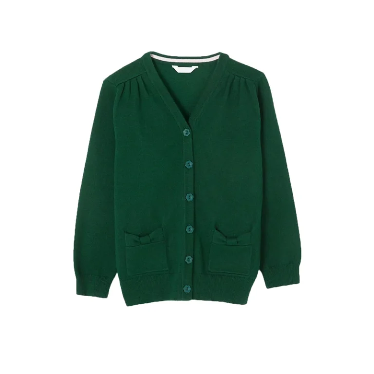 Japanese-School-Uniform-Dark-Green-Cardigan-Girls-Spring-Long-Sleeve-V-Neck-High-School-Uniform-Cardigan-Knitting-Kids-Cardigans
