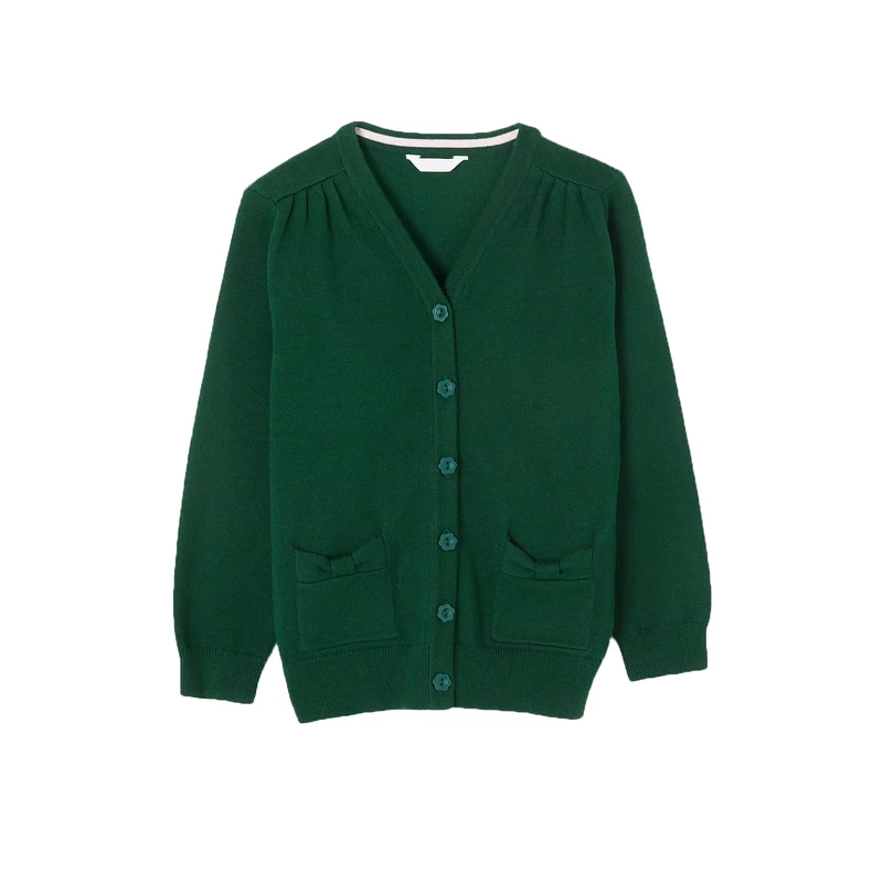 Japanese-School-Uniform-Dark-Green-Cardigan-Girls-Spring-Long-Sleeve-V-Neck-High-School-Uniform-Cardigan-Knitting-Kids-Cardigans