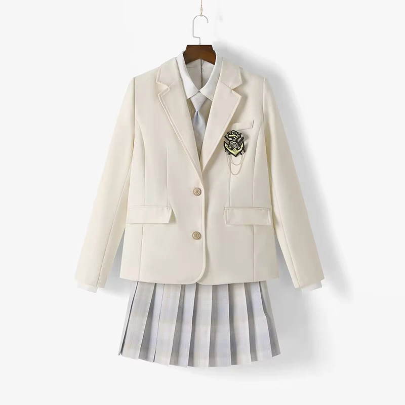 Japanese-Style-JK-Uniform-Blazers-Badge-Suits-Student-School-Uniform-Blazers
